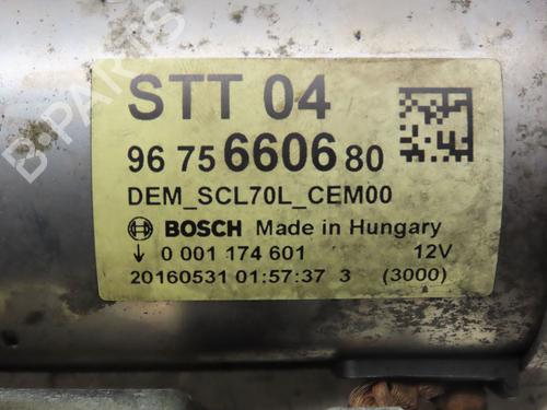 Used Starter PEUGEOT 308 II (LB_, LP_, LW_, LH_, L3_) 1.6 BlueHDi 120 (120 hp) 27580911