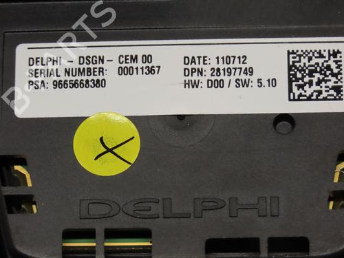 Switch PEUGEOT 508 I (8D_) 2.0 HDi | BP17779352I30 