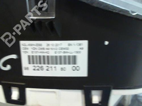 Instrument cluster PEUGEOT 208 I (CA_, CC_) 1.2 VTI 82 | BP9384261C47 