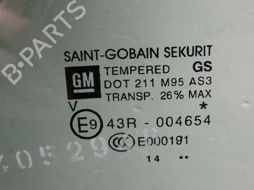 Rear left door window OPEL MOKKA / MOKKA X (J13) 1.7 CDTI (_76) | BP31276583C20