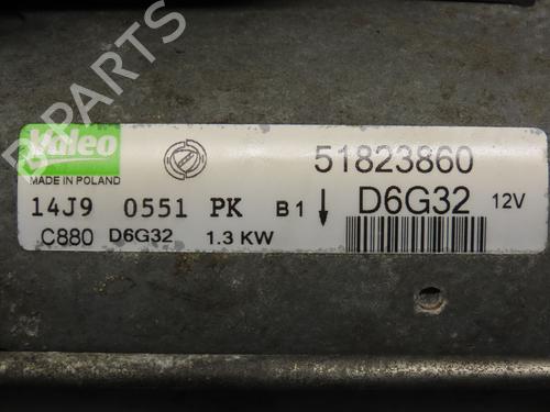 Starter FIAT PUNTO EVO (199_) 1.3 D Multijet (199AXC1A, 199BXC1A, 199AXT1A, 199BXT1A) | BP18732550M8 