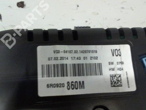 Instrument cluster VW POLO V (6R1, 6C1) 1.2 | BP9382457C47 