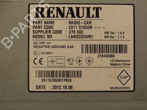 Bilradio DACIA LODGY (JS_) 1.5 dCi (90 hp) 28067883