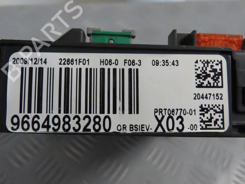 Fuse box CITROËN C3 I (FC_, FN_) 1.4 HDi | BP18663865E1 