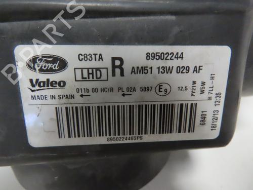 Højre forlygte FORD C-MAX II (DXA/CB7, DXA/CEU) 1.0 EcoBoost (125 hp) 32178783