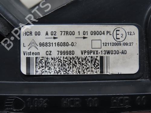 Used Left headlight Left headlight CITROËN C3 II (SC_) 1.4 HDi 70 (SC8HZC, SC8HR0, SC8HP4) (68 hp) 30311548 30311548