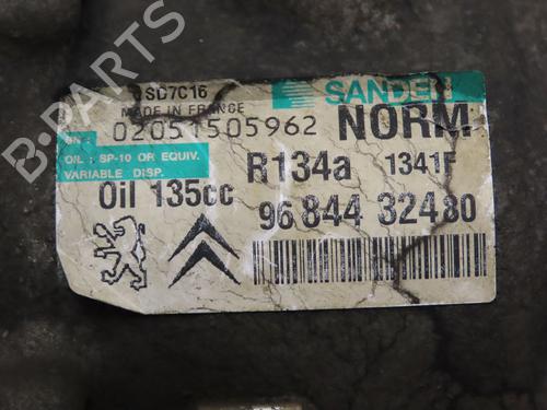 Used AC compressor PEUGEOT PARTNER Box Body/MPV 1.6 HDi 16V (90 hp) 29154891