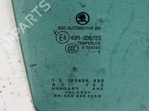 Used Rear right door window SKODA OCTAVIA III Combi (5E5, 5E6) 2.0 TDI RS (184 hp) 29016302