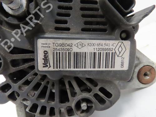 Used Alternator Alternator RENAULT TWINGO II (CN0_) 1.2 16V (CN04, CN0B) (75 hp) 34387029 34387029