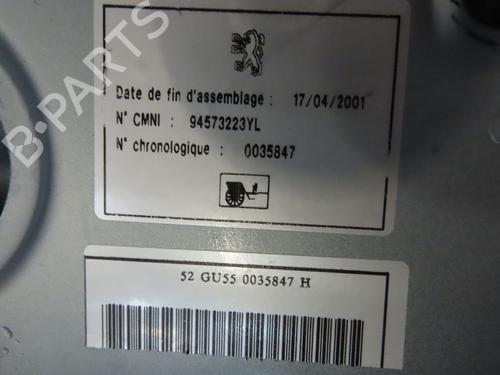 Tailgate PEUGEOT 206 CC (2D) 1.6 16V (2DNFUF, 2DNFUR) | BP27187816C6 