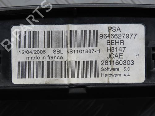 Climate control PEUGEOT 307 (3A/C) 1.6 | BP19578215I5 