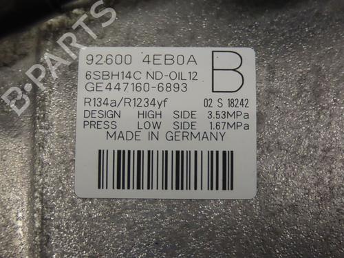 AC compressor RENAULT MEGANE III Hatchback (BZ0/1_, B3_) 1.2 TCe (BZ16, BZ28) | BP24832400M34 - Image 2