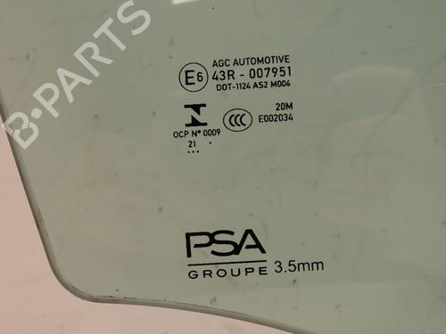 Front right door window PEUGEOT 208 II (UB_, UP_, UW_, UJ_) 1.2 PureTech 75 | BP29136754C19 