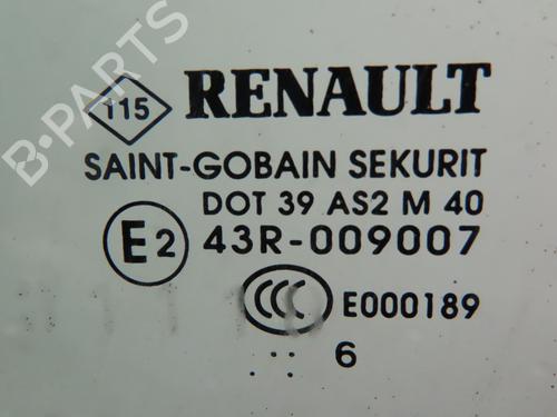 Dør rude ventre foran RENAULT ZOE (BFM_) ZOE (88 hp) 31843693