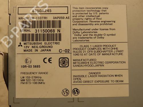 Multifunctionele display CITROËN C4 AIRCROSS 1.6 HDi 115 AWC (114 hp) 30291677