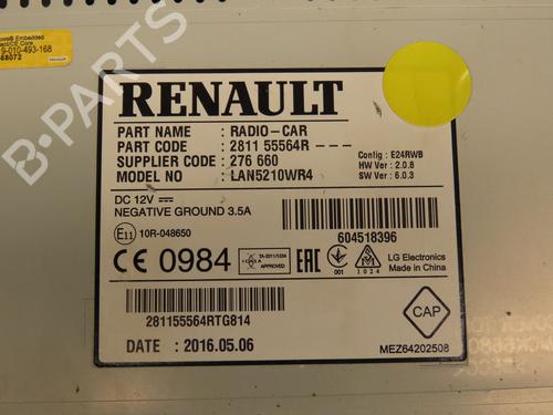Bilradio RENAULT CLIO IV (BH_) 1.5 dCi 90 | BP17779840E6