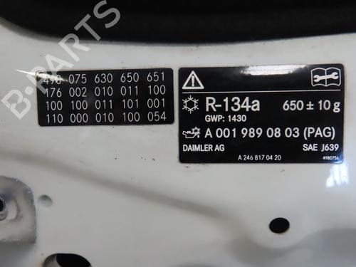 Used Hood Hood MERCEDES-BENZ A-CLASS (W176) A 200 CDI / d 4-matic (176.002) (136 hp) 39893272 39893272