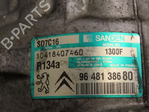 AC compressor PEUGEOT 407 (6D_) 2.2 (6D3FZE, 6D3FZH) | BP17776914M34 