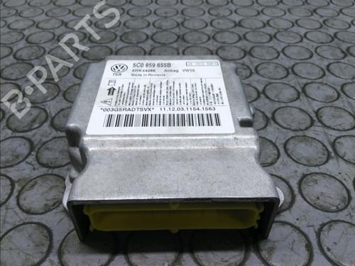 Kollisjonspute styreenhet VW GOLF VI (5K1) 2.0 TDI 4motion (140 hp) 17779870