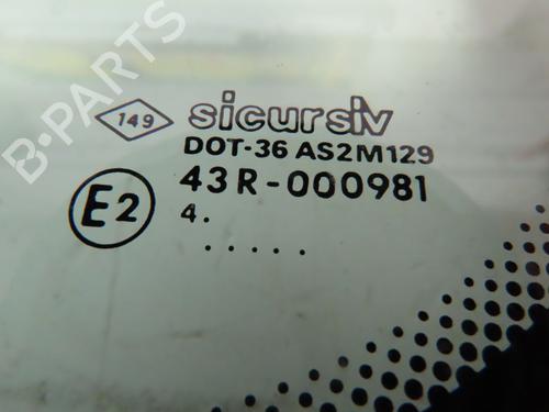 Used Rear left door window Rear left door window RENAULT KANGOO (KC0/1_) 1.9 dCi 4x4 (84 hp) 33712233 33712233