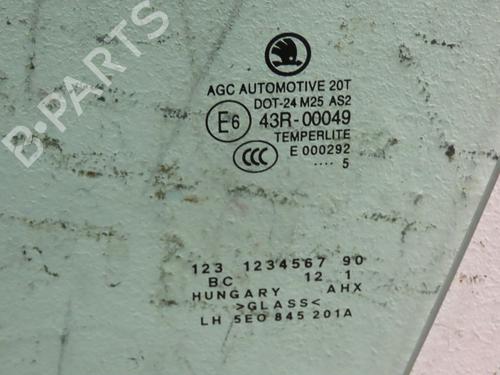 Front left door window SKODA OCTAVIA III Combi (5E5, 5E6) 2.0 TDI RS 5E0845201A