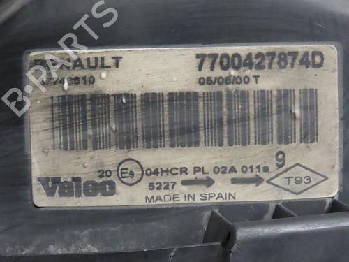 Used Left headlight RENAULT MEGANE I Coach (DA0/1_) 1.9 dTi (DA0N) (98 hp) 24821917