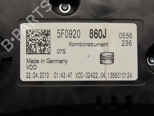 Instrument cluster SEAT LEON (5F1) 2.0 TDI | BP31030556C47 - Image 4