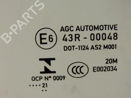 Dør rude ventre bagtil PEUGEOT 208 II (UB_, UP_, UW_, UJ_) 1.5 BlueHDI 100 (102 hp) 30139582