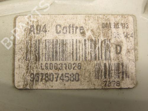 Right tailgate light PEUGEOT 2008 I (CU_) 1.6 HDi | BP27992667C80