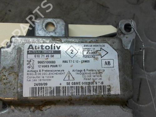 ECU airbags PEUGEOT 308 I (4A_, 4C_) 1.6 HDi | BP9382559M53 