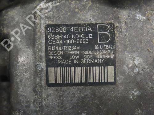 AC compressor RENAULT TALISMAN Grandtour (KP_) 1.6 dCi 160 | BP20217757M34 