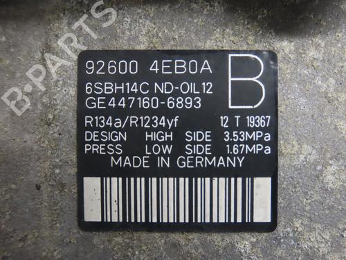 AC Kompressor RENAULT KADJAR (HA_, HL_) 1.2 TCe 130 (HLMR) | BP29319276M34 