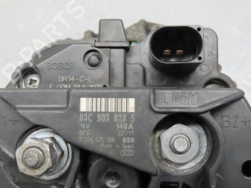 Alternator AUDI A1 (8X1, 8XK) 1.4 TFSI | BP18104232M7