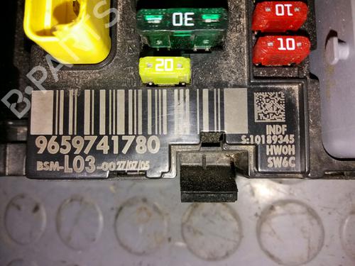 Fuse box CITROËN C3 I (FC_, FN_) 1.6 16V HDi | BP14883471E1