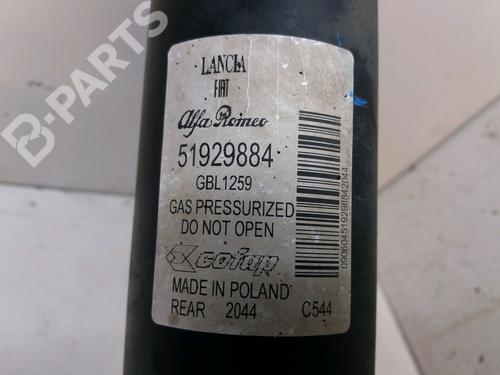 Right rear shock absorber FIAT FIORINO Box Body/MPV (225_) 1.3 D Multijet (225BXD1A, 225BXB1A, 225BXB11) | BP9384849M19 