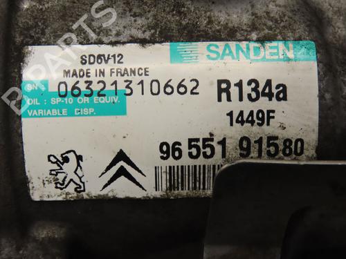 Used AC compressor PEUGEOT 206 Hatchback (2A/C) 1.4 HDi eco 70 (68 hp) 18342700