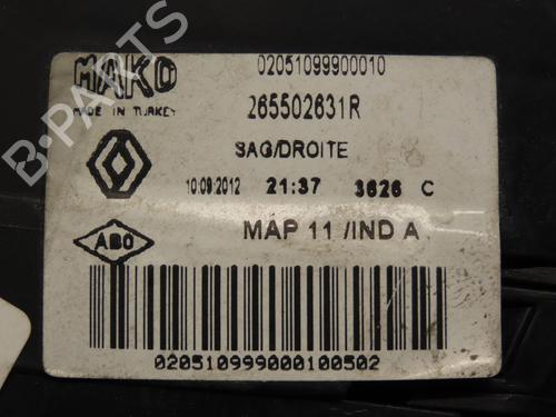 Used Right taillight RENAULT CLIO IV (BH_) 0.9 TCe 90 (BHNF, BHMA, BHMH, BHJK, BHJR) (90 hp) 17782673