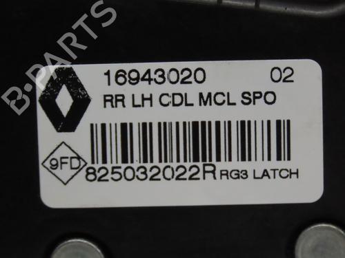 Venstre bak lås RENAULT MEGANE IV Hatchback (B9A/M/N_) 1.6 dCi 130 (B9A4) (130 hp) 29216996