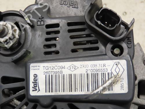 Used Alternator DACIA DUSTER (HS_) 1.5 dCi (HSMC) (107 hp) 29643591