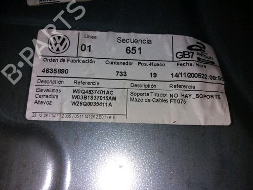 Rudehejsemekanisme ventre foran VW POLO IV (9N_, 9A_) 1.9 TDI | BP23155114C22 