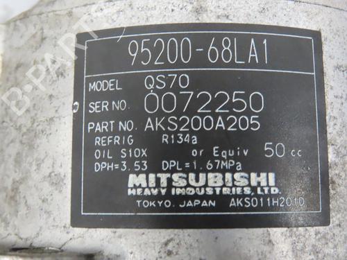 AC compressor SUZUKI SWIFT IV (FZ, NZ) 1.2 (AZH412, ZC72S) | BP31275950M34