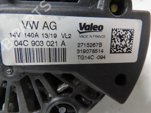 Alternator VW T-ROC (A11, D11) 1.5 TSI | BP31275932M7