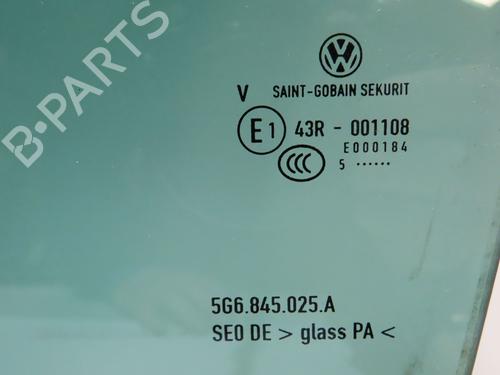 Used Rear left door window VW GOLF VII (5G1, BQ1, BE1, BE2) 1.4 TSI (150 hp) 29986739
