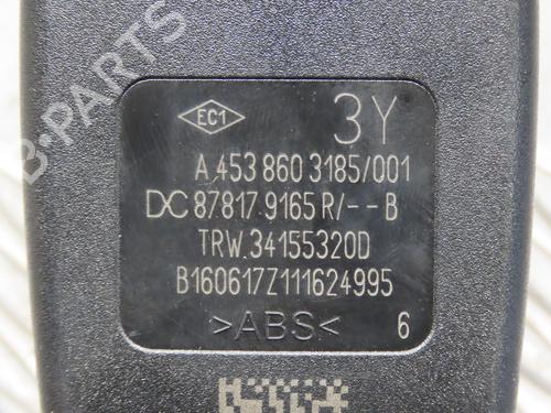 Seat buckle RENAULT TWINGO III (BCM_, BCA_) 1.0 SCe 70 (BCMB) | BP19639294I32 