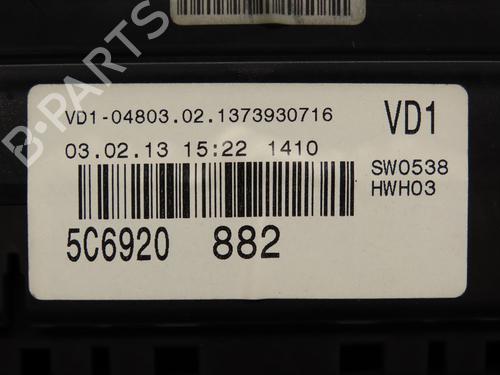 Instrument cluster VW JETTA IV (162, 163, AV3, AV2) 1.4 TSI Hybrid | BP29468868C47 