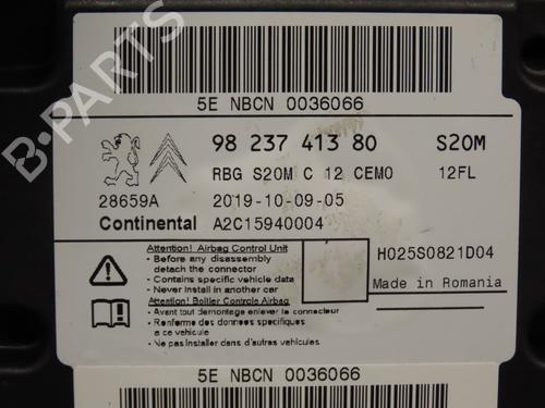 ECU airbags CITROËN C3 III (SX) 1.2 PureTech 82 | BP31276161M53
