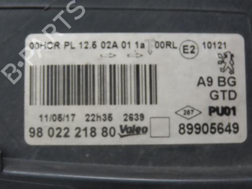 Left headlight PEUGEOT 208 I (CA_, CC_) 1.6 BlueHDi 100 | BP31283794C28 