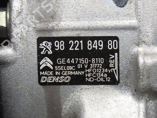 Used AC compressor PEUGEOT 208 I (CA_, CC_) 1.2 VTI 82 (82 hp) 23898318
