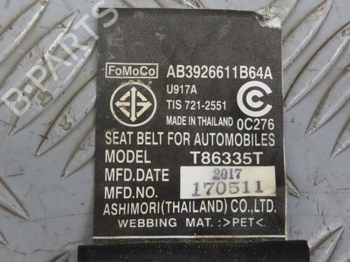 Rear center seatbelt FORD RANGER (TKE) 3.2 TDCi 4x4 | BP25610944I27