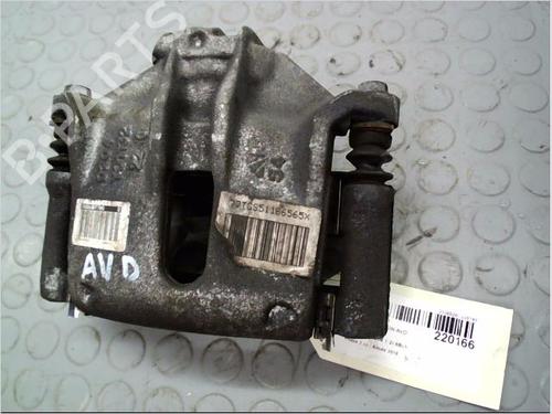 Used Right front brake caliper PEUGEOT 208 I (CA_, CC_) 1.2 VTi 68 / PureTech 68 (68 hp) 14884916